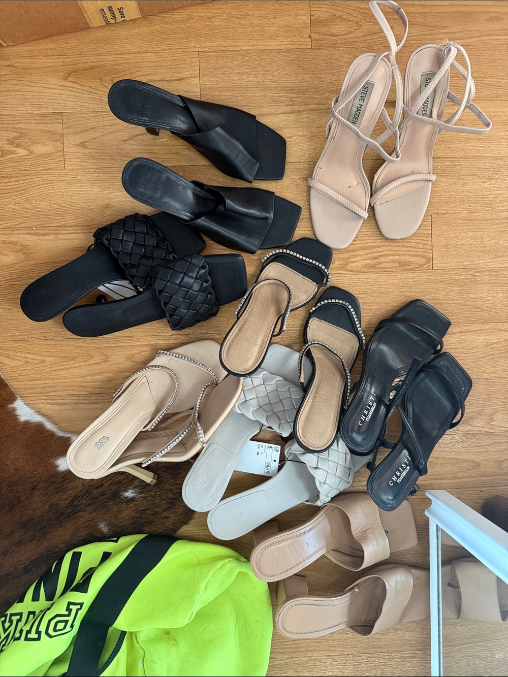 Steve Madden h&m Zara Heeled Sandals bundle.